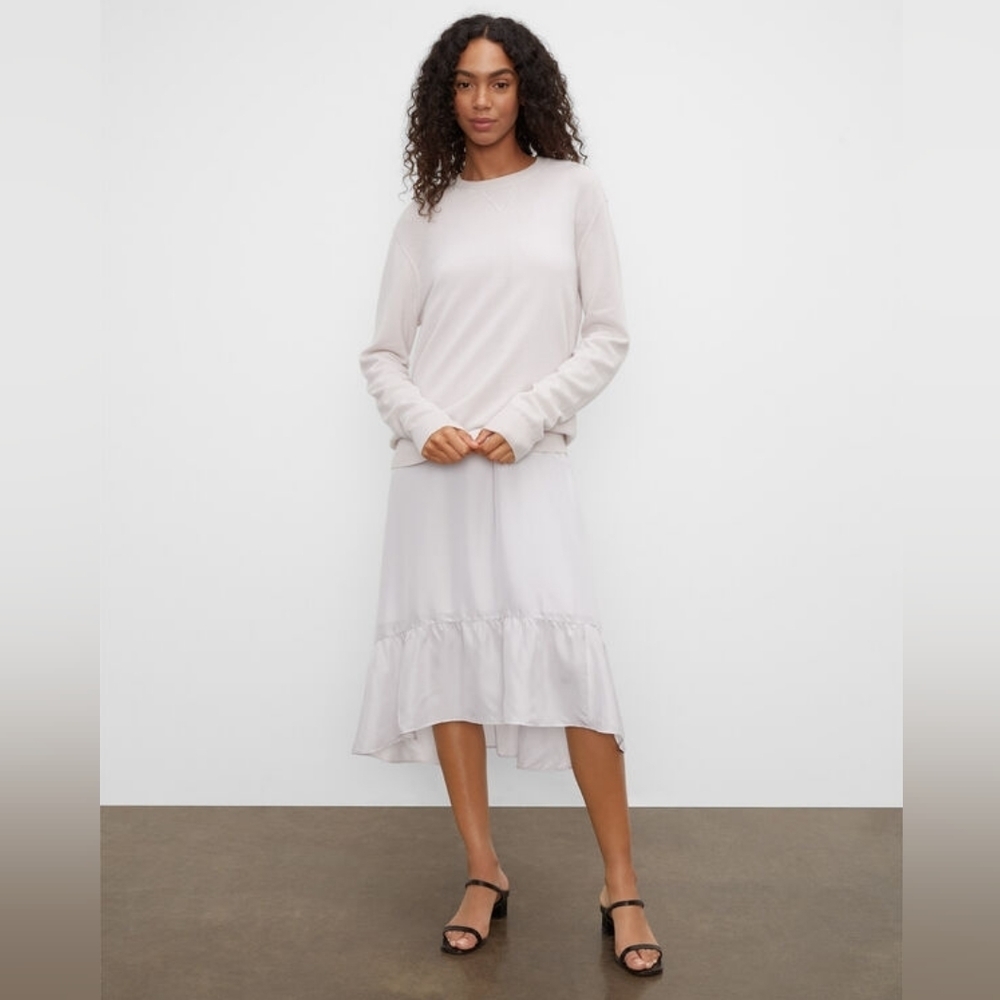 Club Monaco Silk Parachute Maxi Dress Size Medium Oversized - Picture 3 of 15